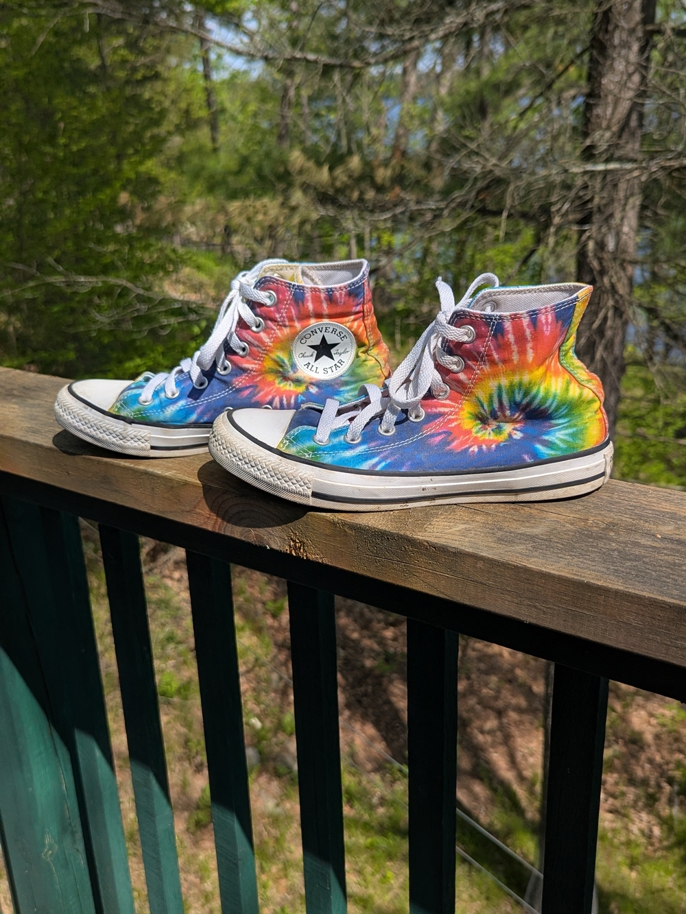 Converse All Star Tie-Dye High Top Sneakers - Multicolor